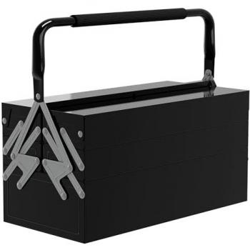 Coffre à outils en tôle acier noir