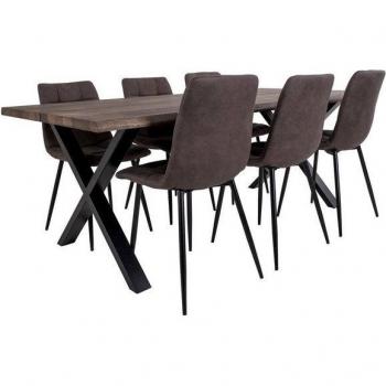 Ebuy24 – Tony Essgruppe, 1 Tisch & 6 Stühle