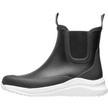 Ilse Jacobs RUB03C – Wetterfeste Chelseaboots in Schwarz, Größe 36, aus Naturkautschuk