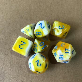 Complete 7-Die Polyhedral Set