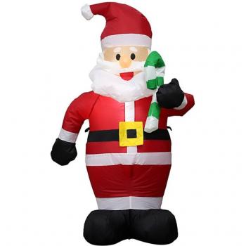 Navidad en Casa: Adorno Inflable Papá Noel 1.2 m LED