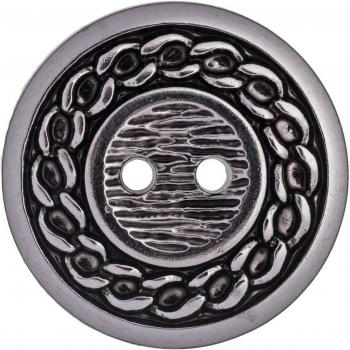 Round Chain Edge Metal Buttons