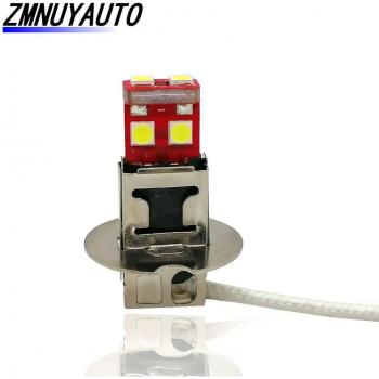 Luz Antiniebla LED 12V H1 H3 3030 de Alta Intensidad