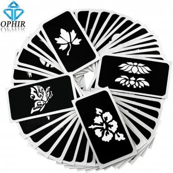 OPHIR 50 PCS Airbrush Stencils for Henna Designs