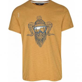 Chillaz Rock Hero Winter‑T-Shirt für Männer – Farbe Senf, Größe L