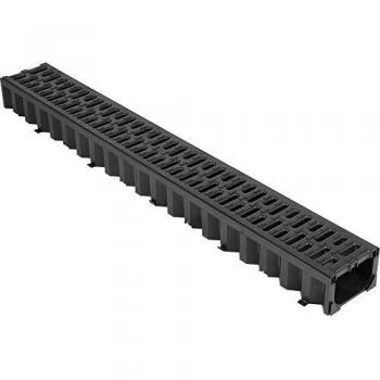 Aguas Vía ACO HexDrain con Rejilla Negra 1 m