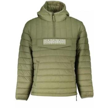 Napapijri Men's Green Hooded Down Jacket