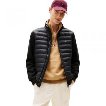 Tommy Hilfiger Herren-Sweatware Black XXL – Langarm Rippbündchen, casual, unifarben