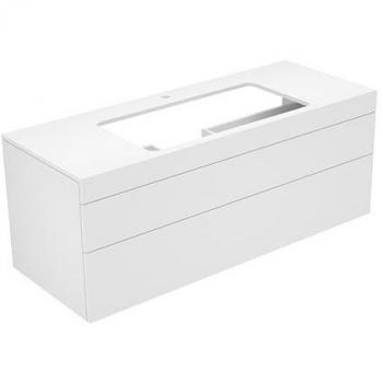 Meuble Sous‑Lavabo Blanc/Truffe Keuco Edition 400