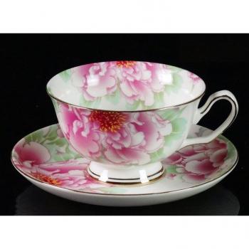 European Style Porcelain Coffee Cup and Saucer 150ml