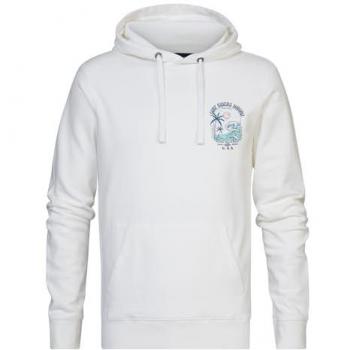 Sudadera Blanca con Capucha para Hombre Petrol