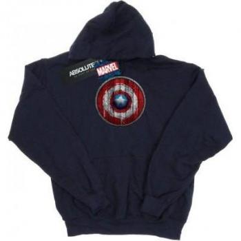 Marvel Kapuzenpullover Damen mit Captain America Holzschild