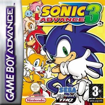 GBA Sonic Advance 3 Nintendo Sega AGB-B3SP-EUR Boxed Manual GameBoy