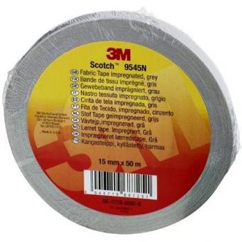 3M Scotch 9545N Gewebeband 15 mm x 50 m grau