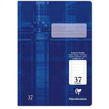 A4 Heft, liniert, 16 Blatt, gelocht, Clairefontaine Qualität