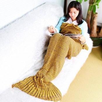 Aquatic Tail Warmth Hug Blanket