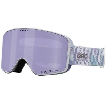 Visière de ski Giro Method – Strass violet, bande flash, lentilles infrarouges vives