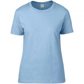 XL Women’s Gildan Light Blue 5‑Pack Short Sleeve Cotton Top