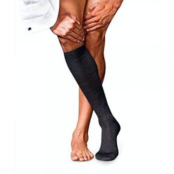 Falke Luxus Kniestrümpfe No. 6 für Herren in Grau