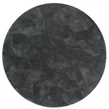 Esprit Relaxx Soft-Textilbett: Hochflorteppich Anthrazit-Grün 200 × 200 cm