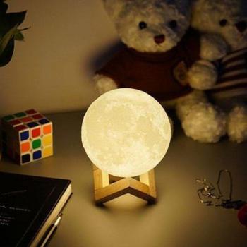 3D Moon Glow Night Light