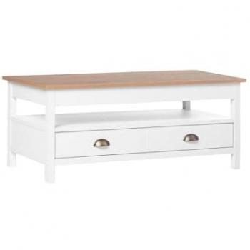 Mesa de centro elevable con cajón 100x45 cm