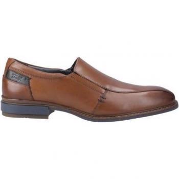 POD Herren Spear Stilvolle Leder-Schuhe 9 UK Braun