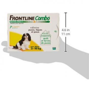 Frontline combo pour chien de 2 Ã  10kg 6 pipettes
