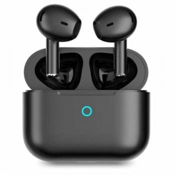 PcCom Essential Twins Casque Bluetooth avec fonction de réduction de bruit Noir