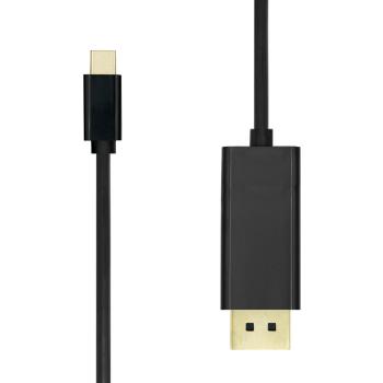 Cable ProXtend USB-C a DisplayPort 0.5m en color negro