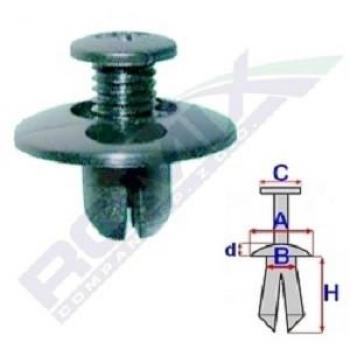 ROMIX Clip B22045, enjoliveur TOYOTA, MA