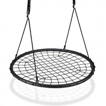 Balançoire Extérieure 120 cm Noir 150 kg