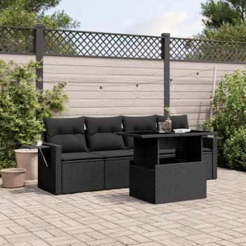 VidaXL Lounge-Sofagarnitur 5-teilig mit Kissen