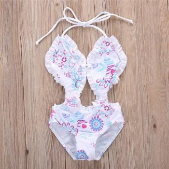Enterizo de Baño para Niño y Niña Dividido Flores
