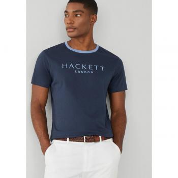 Camiseta HACKETT HM500797 HERITAGE manga corta hombre azul