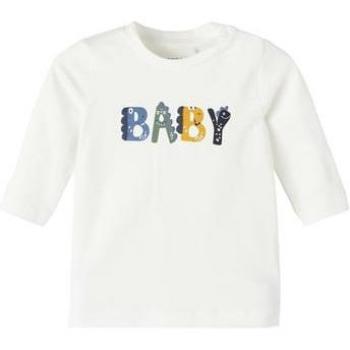 Nbmticard Camicia White Alyssum con Maniche Lunghe