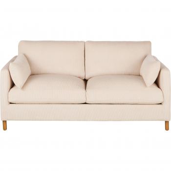 Sofá Cama de Pana Beige con Colchón de 10 cm – Maisons du Monde
