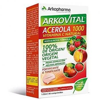 ARKOVITAL ACEROLA 1000 VITAMINA C 30 COMP(NP+)