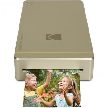 Kodak KPM‑210G Portable Fotodrucker – Gold, kompatibel mit iOS & Android