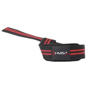 HMS F4432 Sangle de musculation – Couleurs noir/rouge – Usage intensif