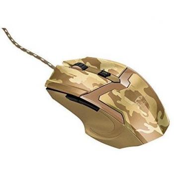 Trust GXT 101D Ratón Gaming Desert Camo