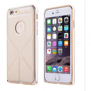 Cover per Apple iPhone 6/iPhone 6s in pelle ovina e TPU con disegno speciale ruvido e cover in cuoio di cocco