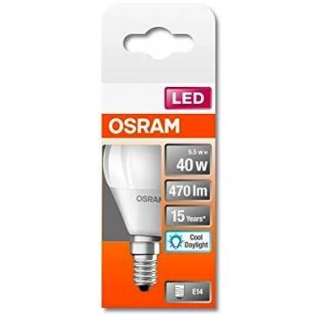 Bombilla LED E14 470 lúmenes 5,5W 6500K