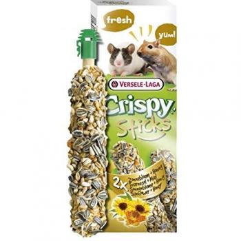 Versele-Laga Crispy Sticks für Rennmäuse mit Sonnenblume & Honig 2 Stück
