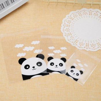 Self-Adhesive Panda Head Bags
