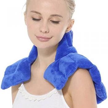 Easylife PlushTherm Yellow – Microwave‑Activated Neck & Shoulder Heat Wrap