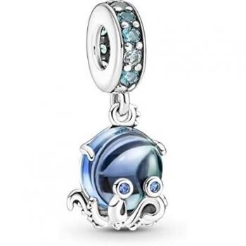 Charm colgante Pandora Pulpo Cristal de Murano