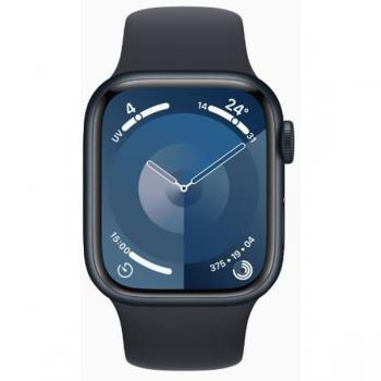 Apple Watch Series 9 45mm Medianoche Correa Deportiva S/M GPS + Celular