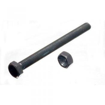 M6 x 70mm Hex Bolt Set Screw 8.8 Grade Steel with Nuts BZP