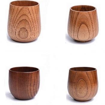Copa de Agua de Madera con Aislamiento